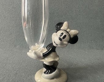 Disney Disneyland Parijs glazen beeldje Minnie Mouse met keramiek 18 cm