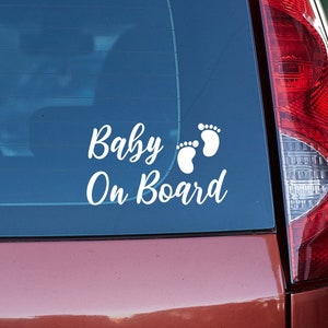 Baby on Board Vinyl, 29 Vinyl Colours, Car Sticker Decal Vinyl