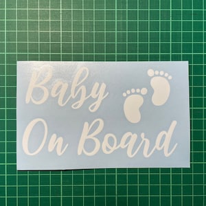 Halfords Baby on Board Sign