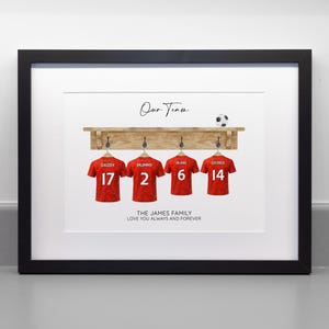 Daddys Dream Team, Fußball Familiendruck, Unser Team Druck, Vatertags Geschenk