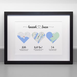 Personalised Hello Will You I Do Print, Wedding Anniversary Gift