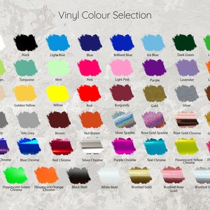 Sticker pour réseaux sociaux et sites Web, 48 couleurs de vinyle, chrome, scintillant, brossé, vinyle pour vitres de voiture image 3