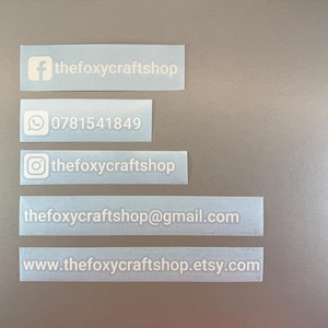 Social Media und Website Aufkleber, 48 Vinylfarben, Chrom, Glitzern, Gebürstet, Autofenster Aufkleber Aufkleber Vinyl
