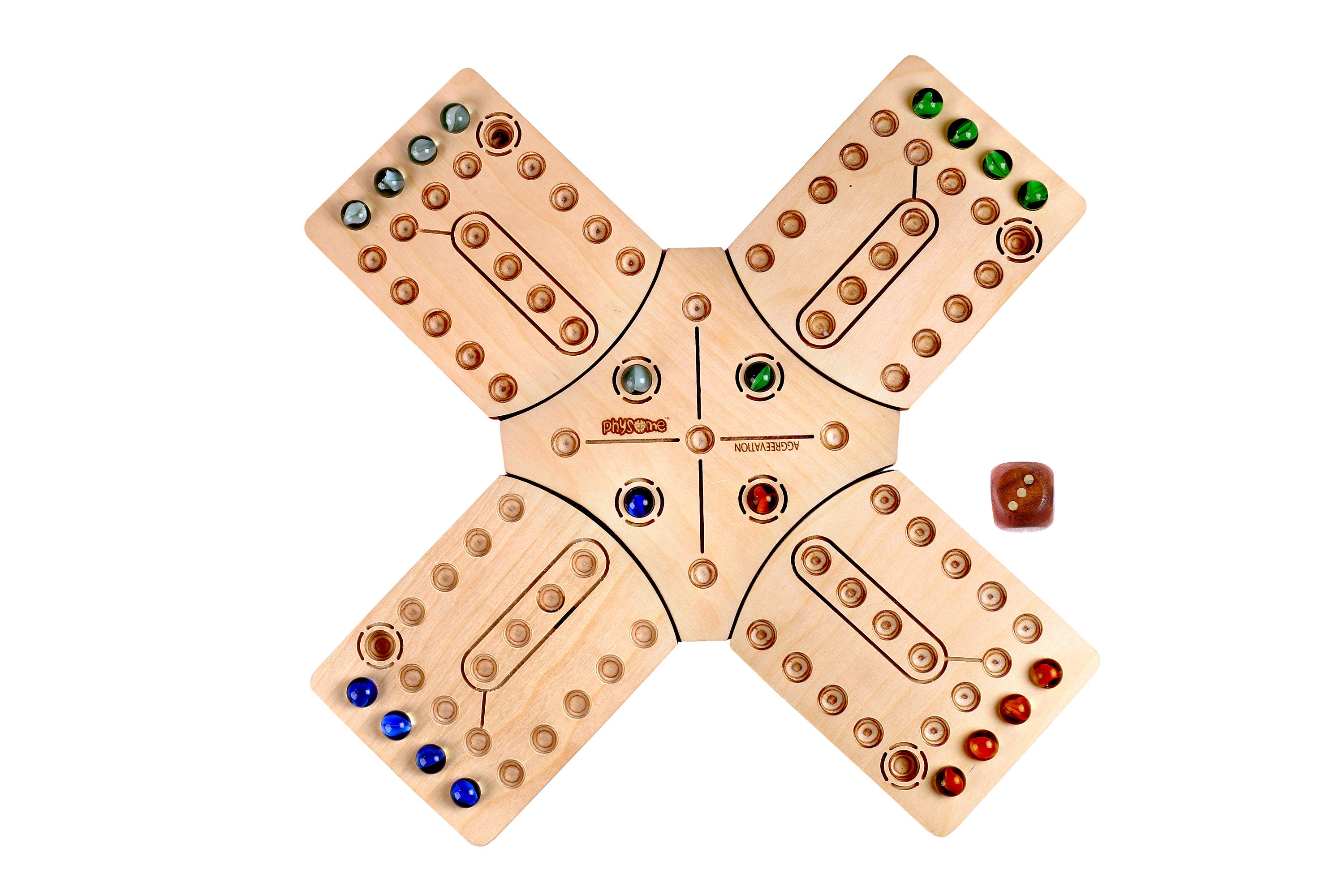 Jogo de Tabuleiro Super Ludo - Pais e Filhos - Extra Festas