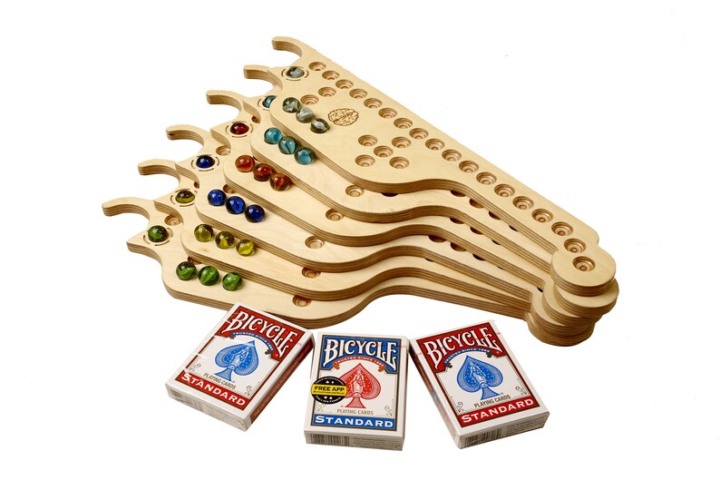 JOKER BOARD GAME, Wooden Board Game, Jokers and Marbles, Plywood Table