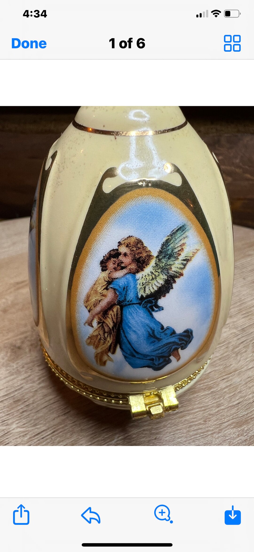 Mr Christmas Porcelain Music Box Egg Ornament Etsy