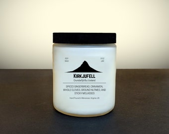 Kirkjufell || Soy Candle (Gingerbread, Cinnamon, Cloves, Nutmeg, Molasses) || Mountain Inspired || Handmade