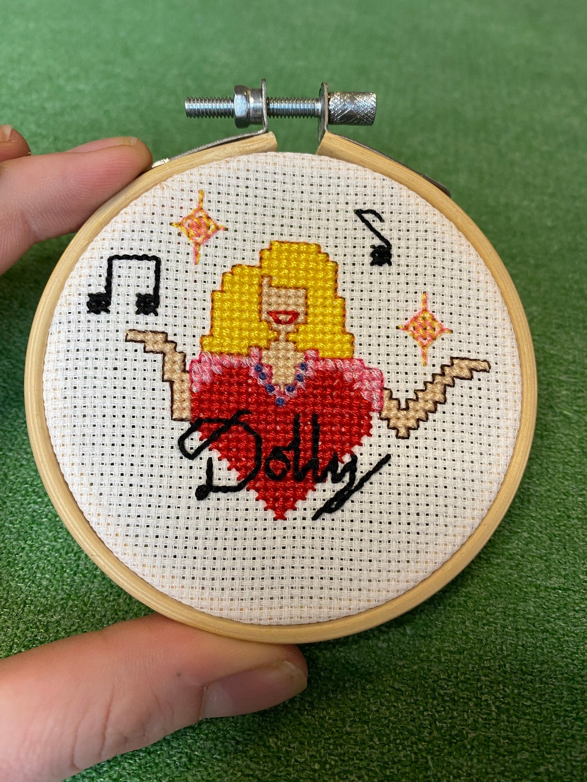 Mini 3 Dolly Parton Cross Stitch Etsy