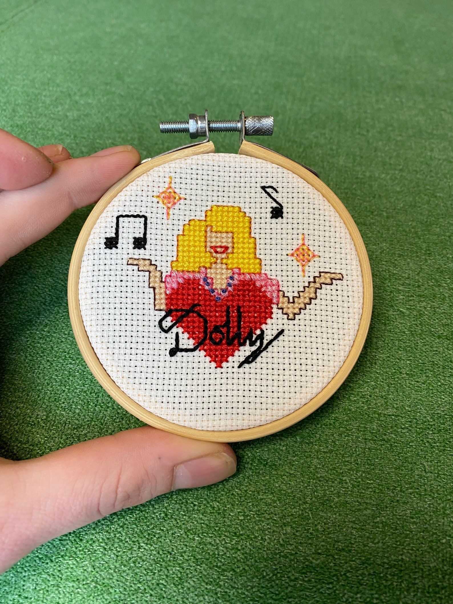 Mini 3 Dolly Parton Cross Stitch Etsy Australia