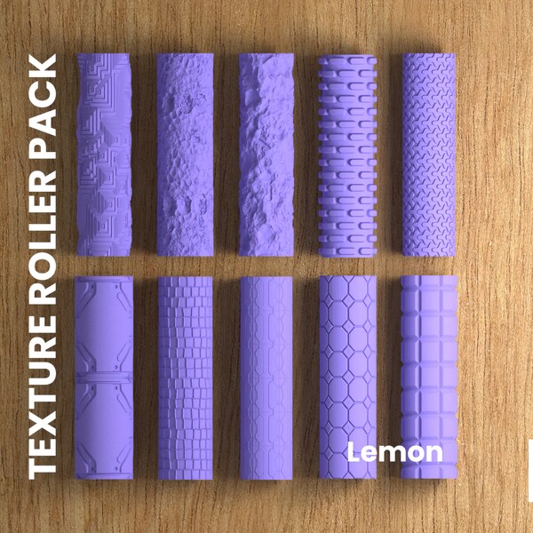 Sandpaper Texture Roller Stl File Etsy