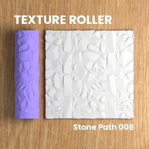 Stone Path 008 | Polymer Clay Seamless Texture Roller | Digital STL File
