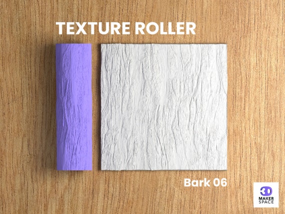 Bark 006 | Polymer Clay Seamless Texture Roller | Digital STL File