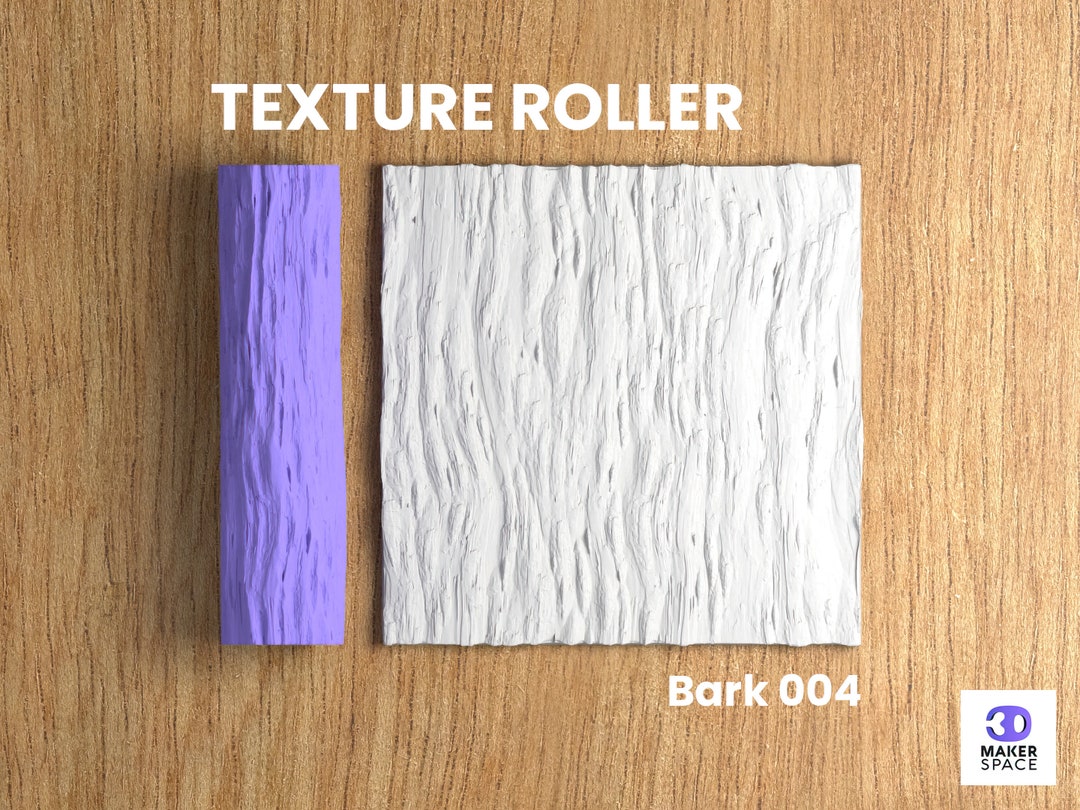 Écorce 004 | Rouleau à Texture Homogène En Argile Polymère | Fichier ...