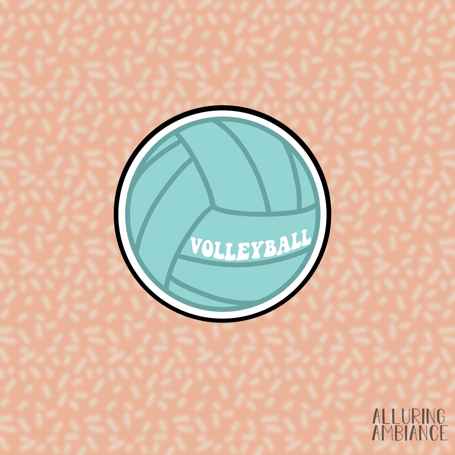 Volleyball Aesthetic Sticker Pack | Etsy