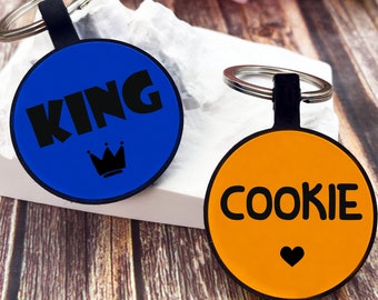 Placas de identificación de silicona para perros personalizadas, placas de identificación silenciosas, accesorios para mascotas grabados a medida