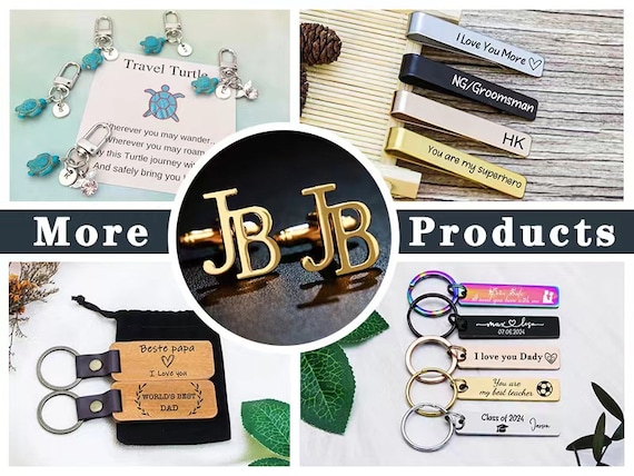 Fermacravatte Uomo Set 2 Pezzi - Accessorio Elegante Per Cravatte E Camicie, Regalo Perfetto - Foto 6