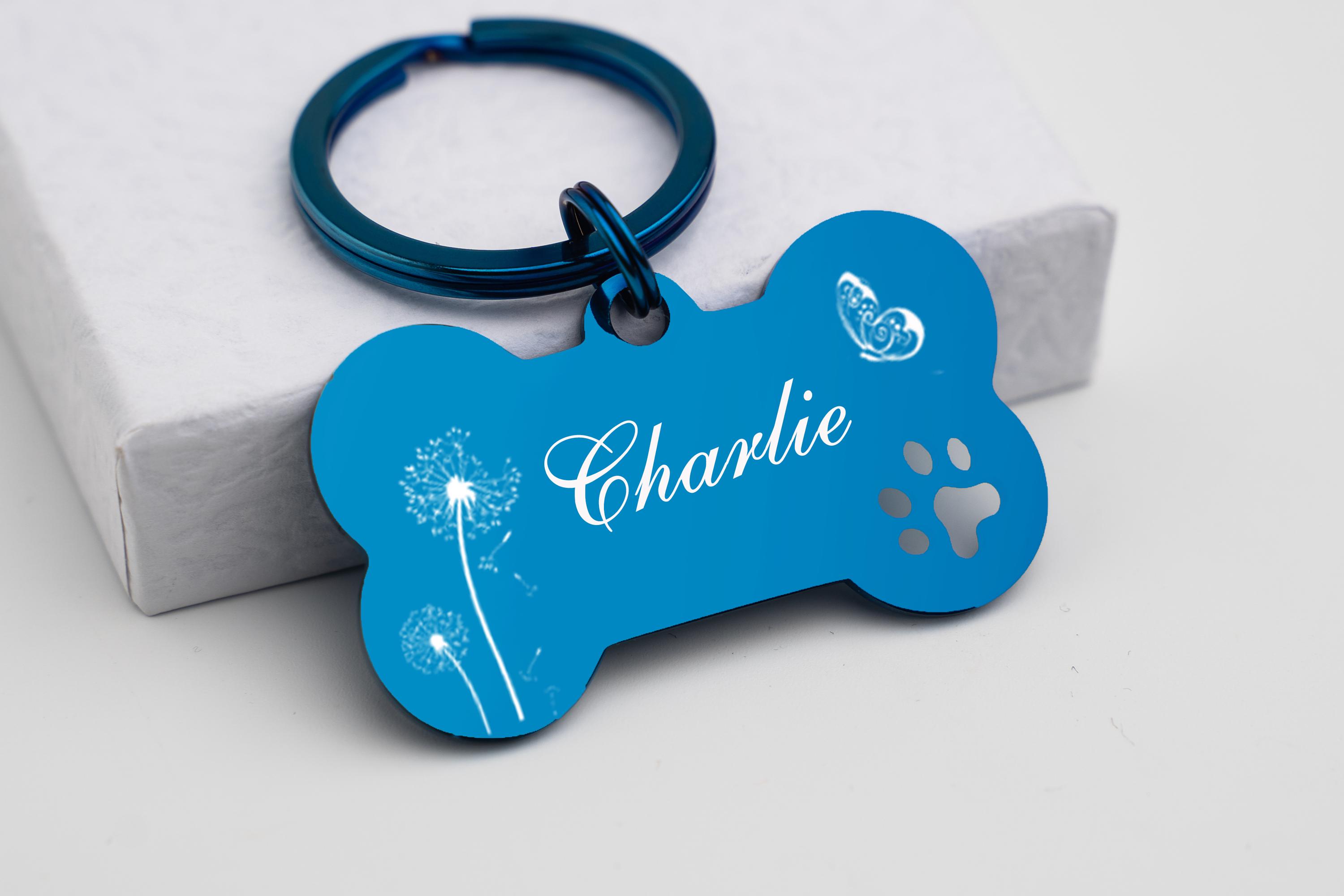 Dog Tag,Cute Dog ID Tag,Bone Shape ,Dog Name Tag,Custom Dog Tag,Engraved Pet Tag, Stainless Steel Personalized Dog Tag ,Christmas Gift