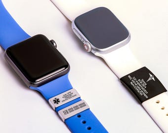 Allergy Tag,Custom medical Alert tag for watch band engraved,Personalized Medical Id Tag,Medical Alert Id Tag For Watch Band