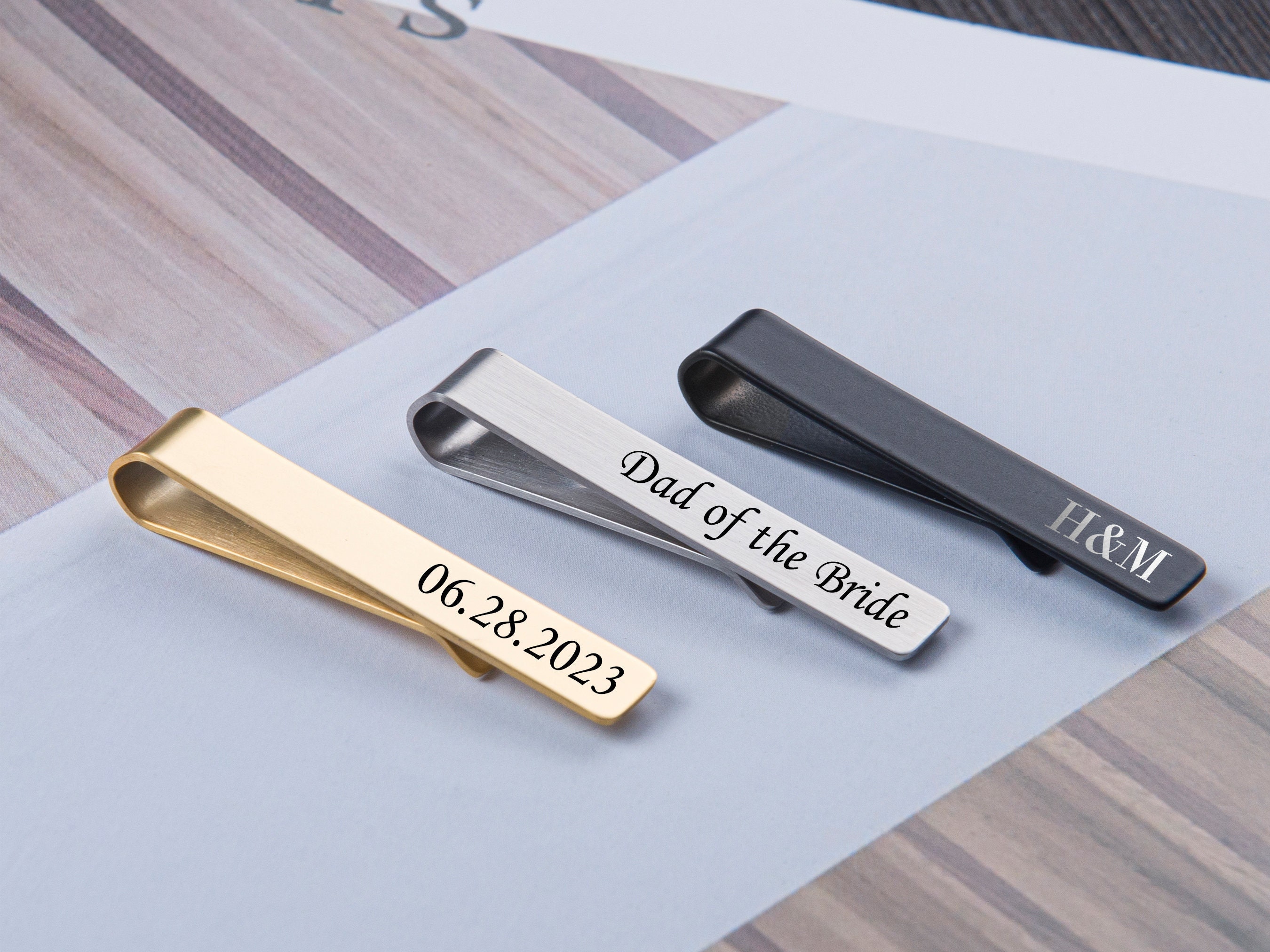 Wedding Tie Clip - Etsy