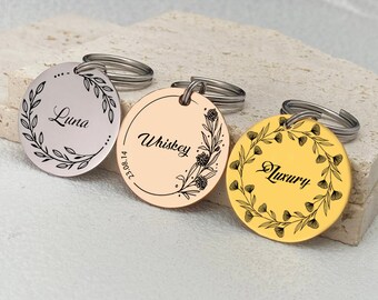 Dog Tag,Dog Name Tag,Custom Dog ID Tag,Engraved Dog Tag,Pet ID Tags,Black Rainbow Dog Tag,Personalized Dog Cat Name Tag,Stainless Steel Tag