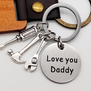 Porte-clés-cadeau fête des pères, cadeau papa, cadeau pour papa, idées fête des pères, cadeau pour homme, porte-clés papa, cadeau papa papa