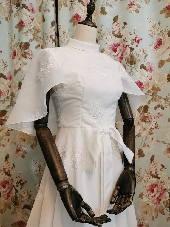 Vintage romantic 1970 dress vintage cottage romant