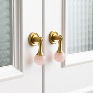 Crystal ball brass knobs/Drawer Knobs pulls/crystal Pulls/luxury Cabinet Pulls/Wardrobe Pull/ home Knob /restaurant  Knob/Dresser pulls