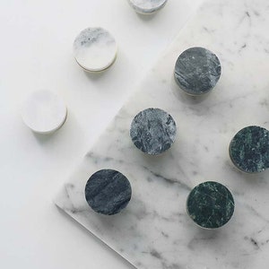 Marble knobs and Pulls/brass Drawer Knobs/luxury Cabinet Pulls/Wardrobe Pull /offices Knob /cafes Knob /restaurant Knob image 1