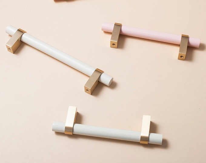 Modern Wood Door Pull Handle /square Wood Pulls/ Drawer Etsy