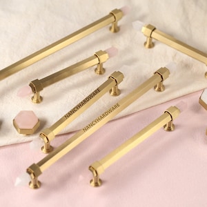 Crystal Brass  knobs and Pulls/brass crystal drawer Knobs/Custom Engraved Cabinet Pulls/Wardrobe Pull /offices Knob /restaurant  Knobs