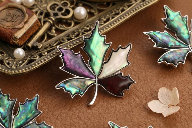 Maple leaf Dresser knobs/Abalone shell Drawer pull/Custom Engraved Cabinet handles/Wardrobe Door Pulls/Nursery bedroom decor Knobs image 4