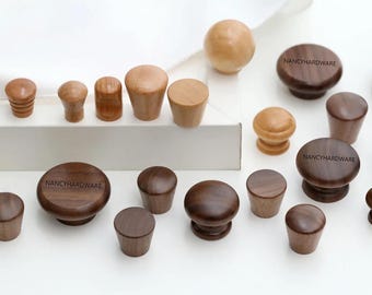 Small wooden drawer knobs,Walnut dresser pulls,Custom Engraved Solid wood knobs,Mini wardrobe pulls,Beech wood cabinet knobs,Kitchen handles