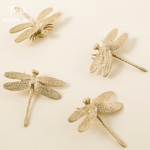 Dragonfly brass knobs and Pulls/ Drawer Knobs/Cabinet Pulls/Wardrobe Pull/ Brass door handle /offices Knob /cafes Knob /restaurant  Knob