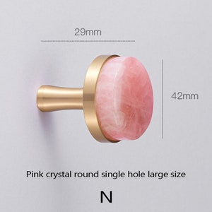 Crystal Drawer Knobs/Crystal Stone Drawer Pulls/Closet Handle/Cabinet Pull/Wardrobe Pull/ home Knob/Adjustable Door Handle/Random base knob image 8