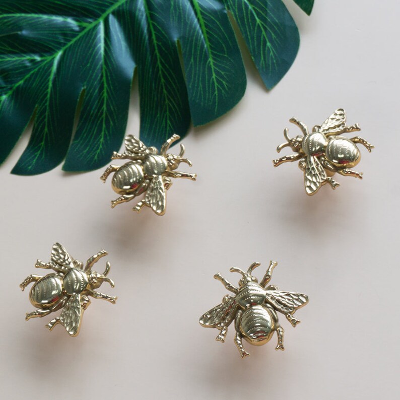Bumble Bee brass knobs and Pulls/ Drawer Etsy