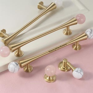Crystal ball brass knobs pulls/Marble Drawer handles/Custom Engraved Dropdown Cabinet Pulls/Wardrobe Dresser pulls/Solid brass handles pulls