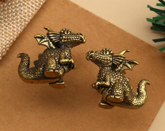 Fire dragon Cabinet Knob,Dinosaur Drawer Pull,Furniture Handle,Kids Room Dresser Hardware Dinosaur Decor,Nursery Cupboard  Handle