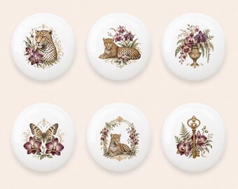 Ceramiczne gałki do szuflad w kształcie storczyka w kształcie motyla/uchwyty do szafek w kształcie motyla/uchwyty do pokoju dziecięcego/gałka do szafy na klucz/gałka do komody