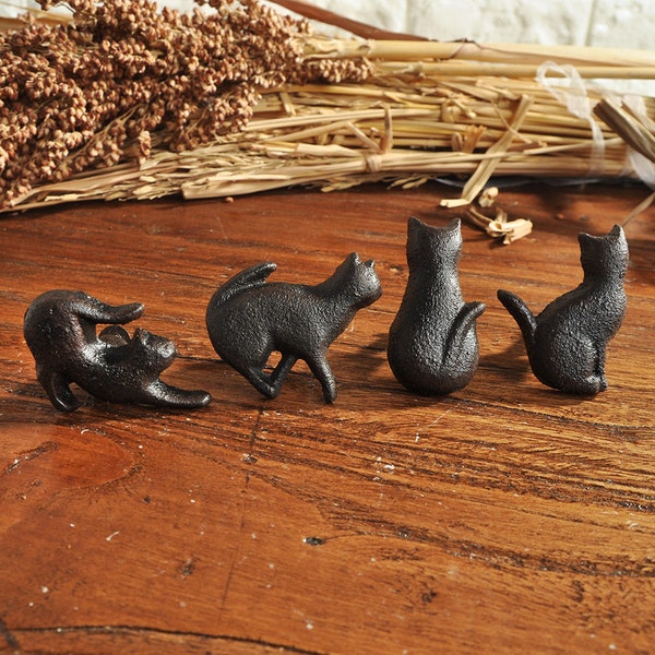 Iron Solid Cat Knobs and Pulls/Lovely Cat Drawer Knobs/Cabinet Pulls/Wardrobe Pull /offices Knob /cafes Knob /restaurant  Knob