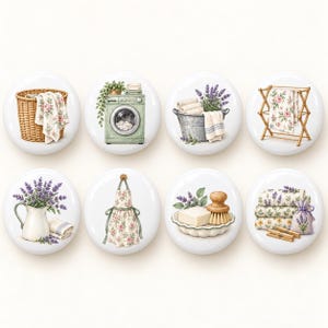Cottage Garden Drawer knobs/Laundry room Ceramic Dresser Knobs/Kid room Nursery Handles/Bathroom Door Cabinet Pulls/Home Wardrobe handles