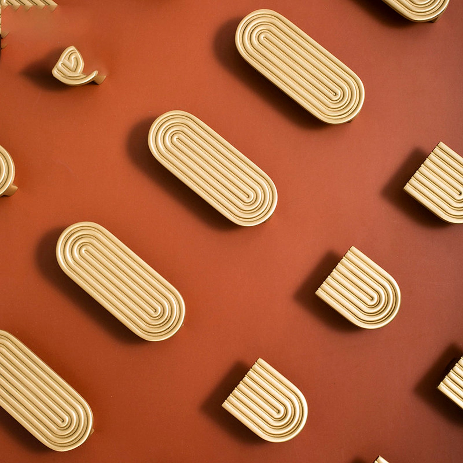 Matte Gold Solid Brass Knobs and Pulls/furniture Drawer Etsy