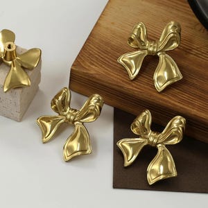 Bow Messing Knöpfe und Griffe / Schrankgriffe / individuell gravierte Schrankknäufe / Büros / Cafés / Restaurantknöpfe / Kinderzimmerknöpfe / Türgriffe