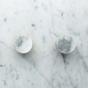 Marble knobs and Pulls/brass Drawer Knobs/luxury Cabinet Pulls/Wardrobe Pull /offices Knob /cafes Knob /restaurant Knob image 5