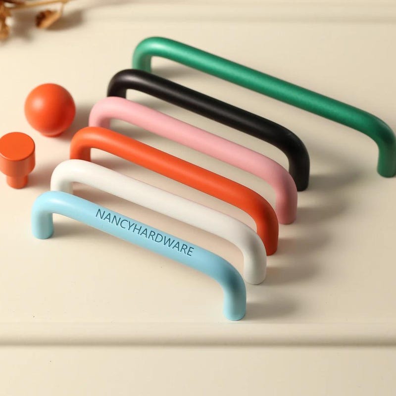 Durable Cabinet Door Pull Handle Knob, Drawer Handle, Custom Engraved Wardrobe Pull, Kitchen Knob, Round Ball Closet Knobs, Nursery Room Pulls