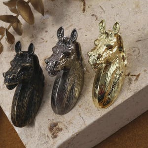 Horse knobs and Pulls/ Animal Drawer Knobs/horse Cabinet Pulls/Wardrobe Pulls/Custom Engraved handles/cafes restaurant Knobs/Cupboard knobs