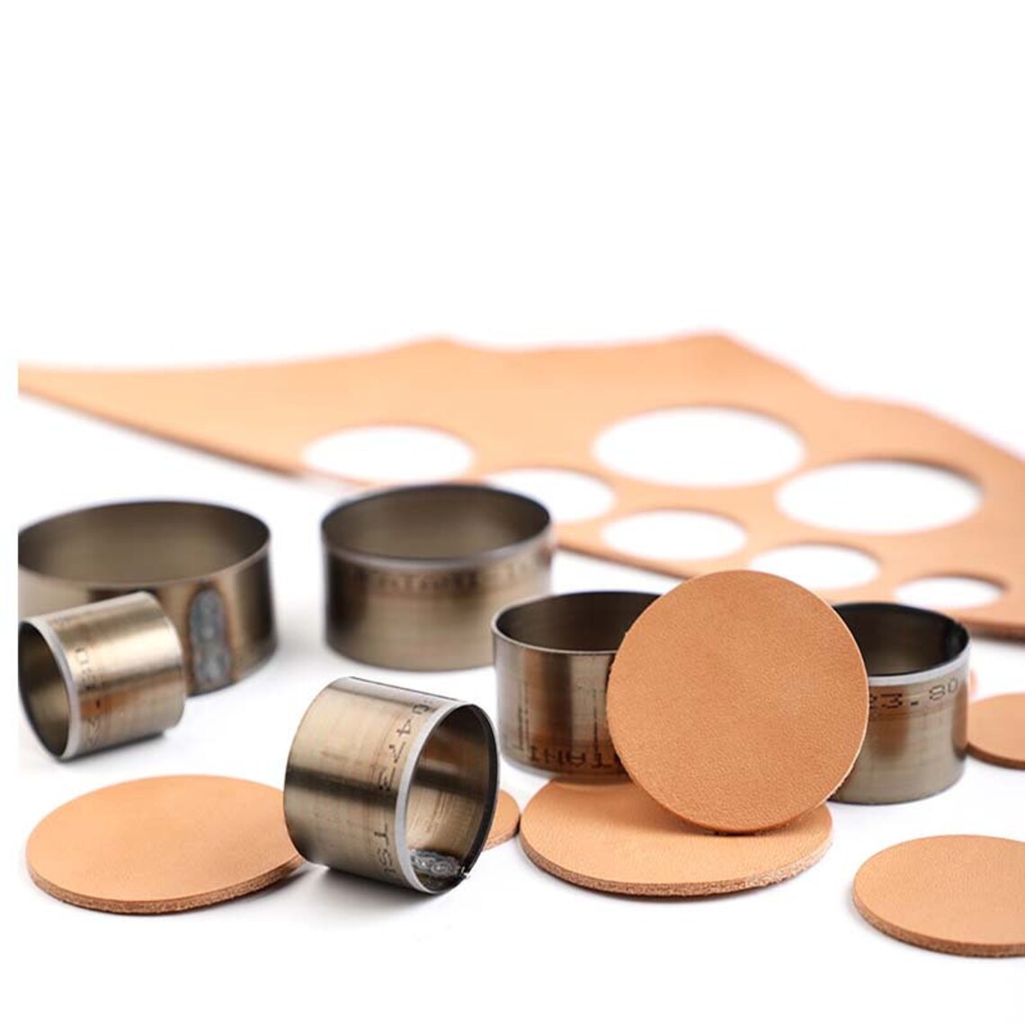 Circle Leather die Cutters round steel rule punch cutting die Etsy