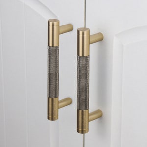 Modern Luxury Black and Gold Solid Brass Door Handle Set: Elevate Your Home  Decor With a Sleek and Stylish Touch 