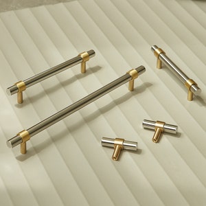 Stainless Steel Brass Pulls/ Drawer Knobs/Cabinet Pulls/Wardrobe Pull/ home Knob Concise Style Furniture Hardware