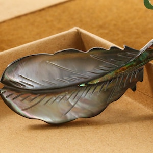 Eye Feather abalone shell knobs/Nature shell Drawer pull/Custom Engraved Cabinet handles/Wardrobe Pulls/Nursery bedroom decorative Knobs image 3