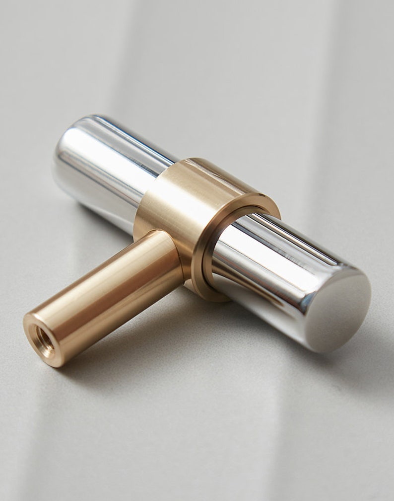 Stainless Steel Brass Pulls/ Drawer Knobs/Cabinet Pulls/Wardrobe Pull/ home Knob Concise Style Furniture Hardware image 8